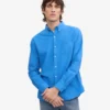 Organic Button Down skjorta – Pacific Blue