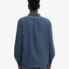 Organic Button Down skjorta – petrolblå