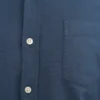 Organic Button Down skjorta – petrolblå