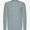 Organic Button Down skjorta – stålblå
