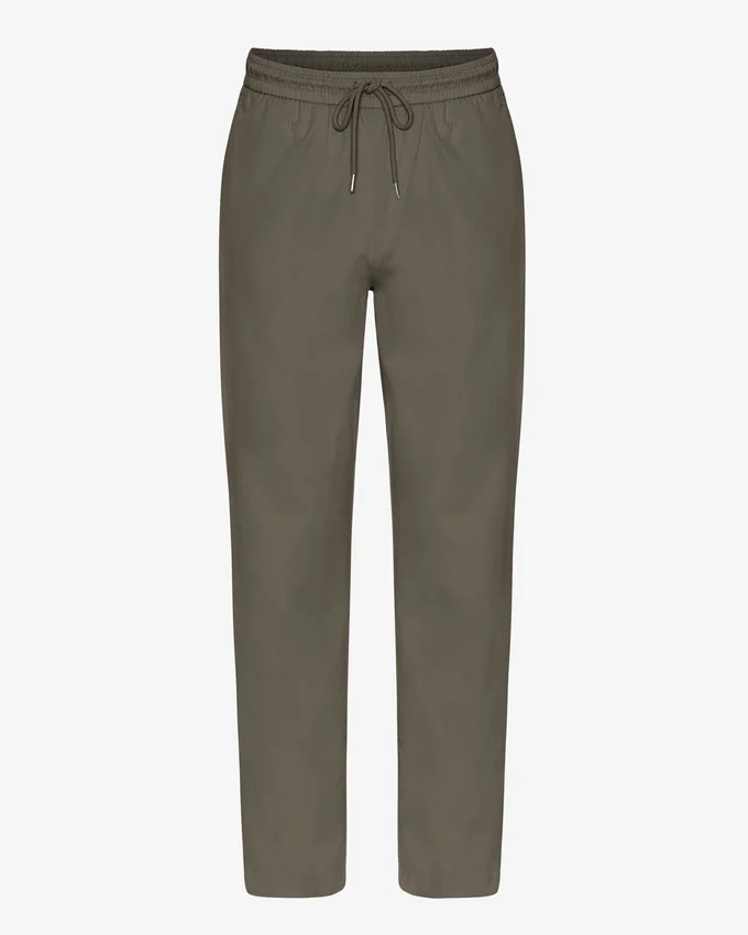 Organic Twill Pants – dammig olivgrön