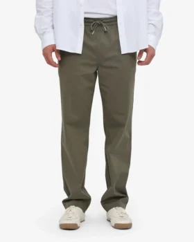 Organic Twill Pants – dammig olivgrön