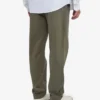 Organic Twill Pants – dammig olivgrön