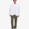 Organic Twill Pants – dammig olivgrön