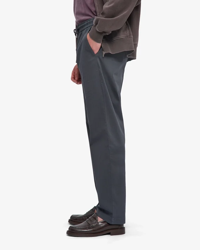 Organic Twill Pants – lavagrå