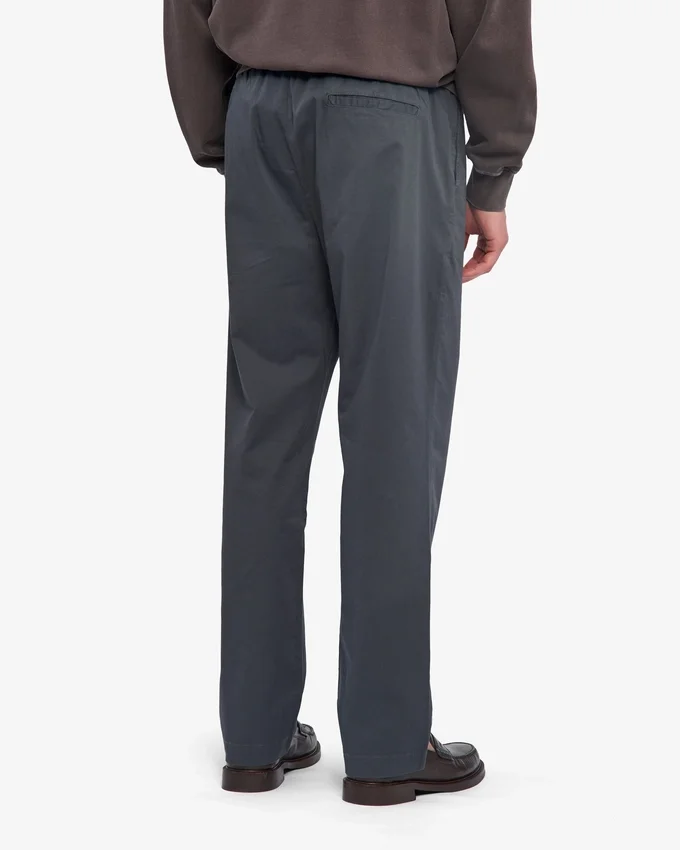 Organic Twill Pants – lavagrå