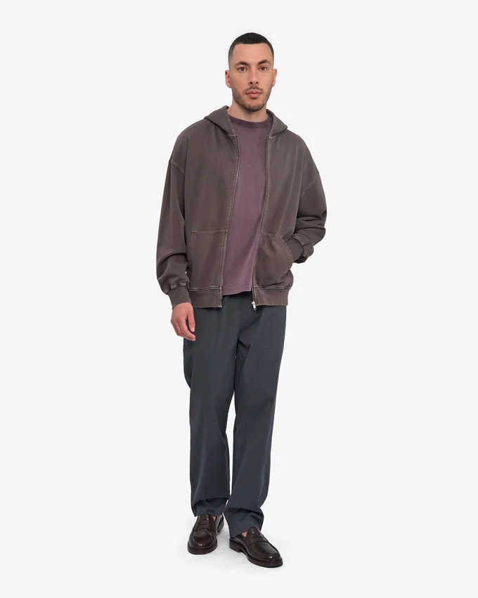 Organic Twill Pants – lavagrå