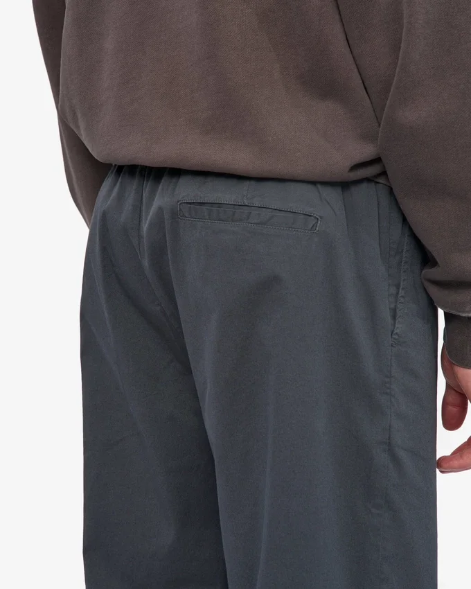 Organic Twill Pants – lavagrå