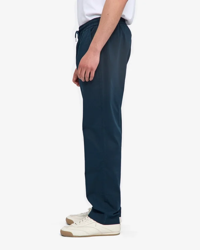 Organic Twill Pants – marinblå