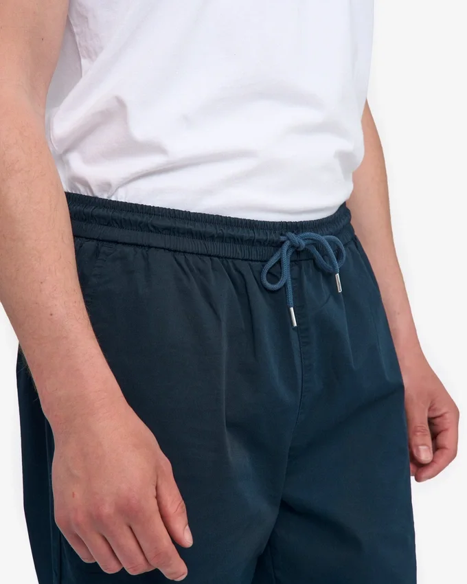 Organic Twill Pants – marinblå