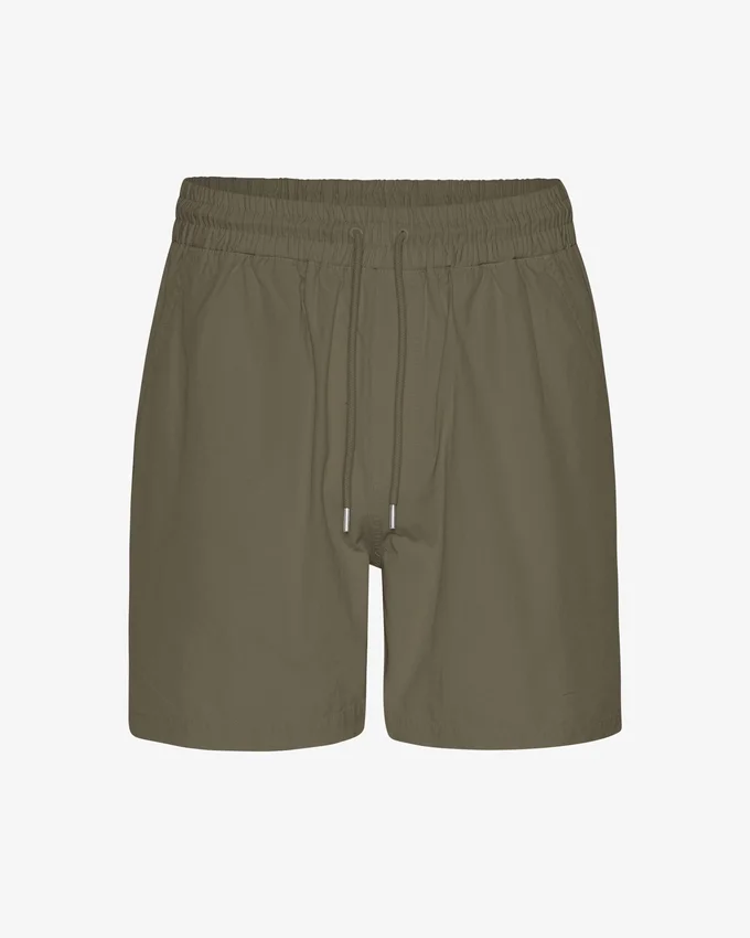 Organic Twill Shorts – dammig olivgrön