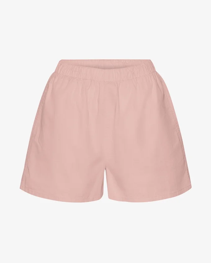 Organic Twill Shorts för dam – blekt rosa