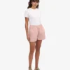 Organic Twill Shorts för dam – blekt rosa
