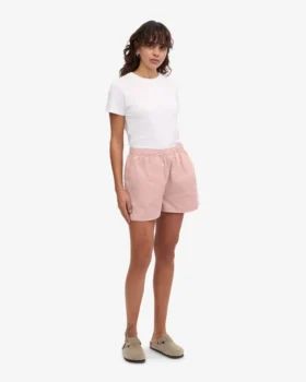 Organic Twill Shorts för dam – blekt rosa
