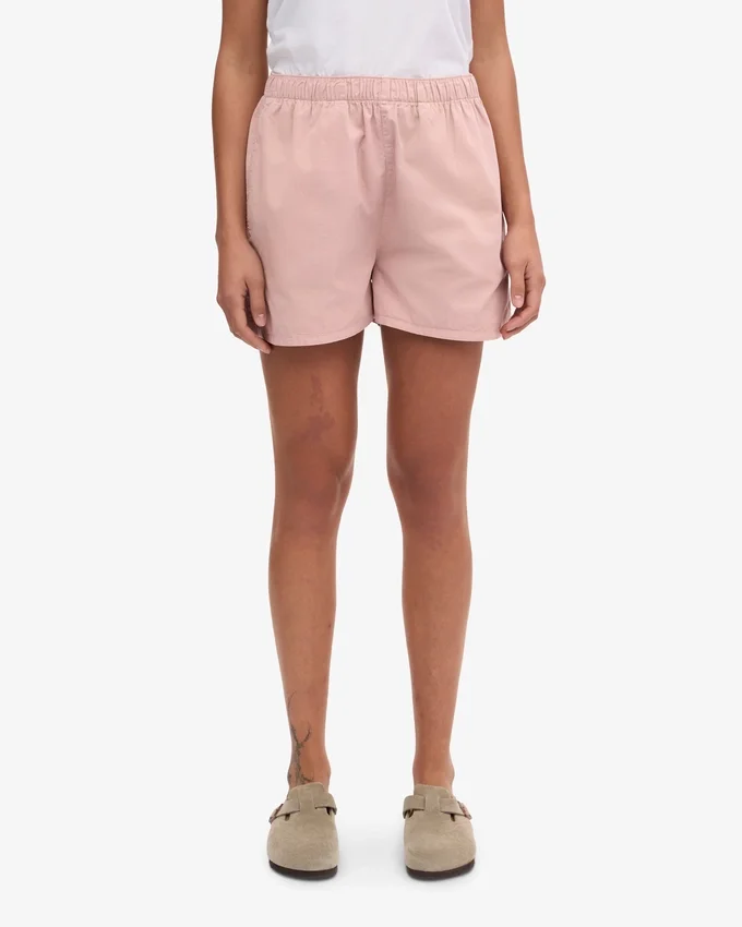 Organic Twill Shorts för dam – blekt rosa