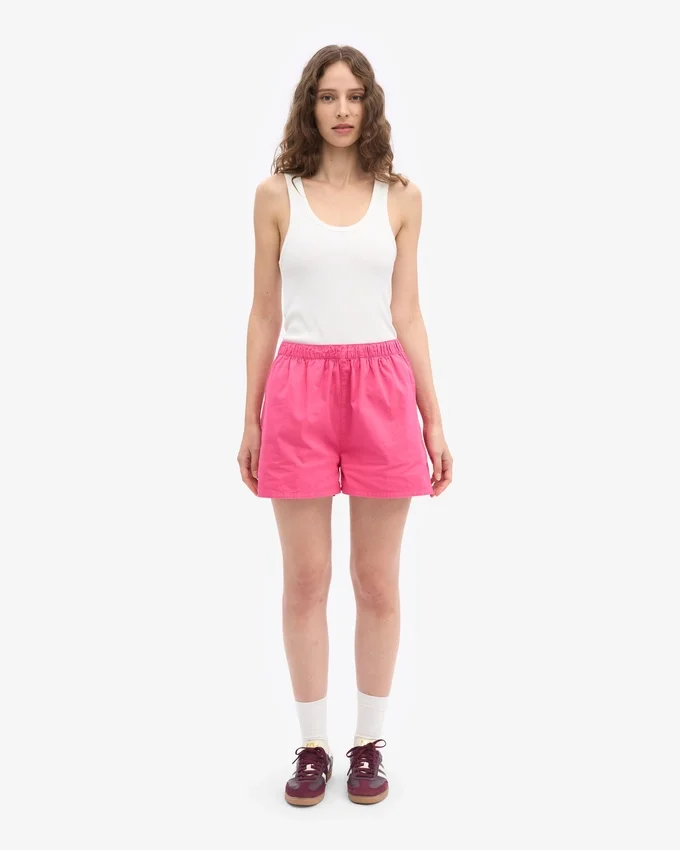 Organic Twill Shorts för dam – Bubblegum Pink