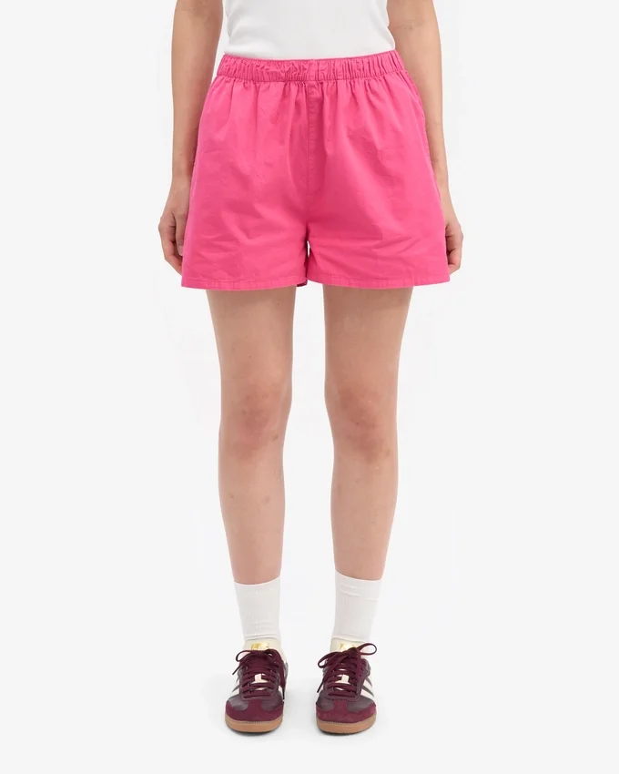 Organic Twill Shorts för dam – Bubblegum Pink