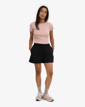 Organic Twill Shorts för dam – djupsvart