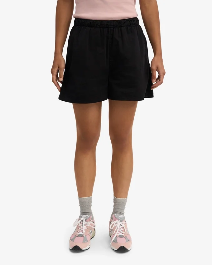 Organic Twill Shorts för dam – djupsvart