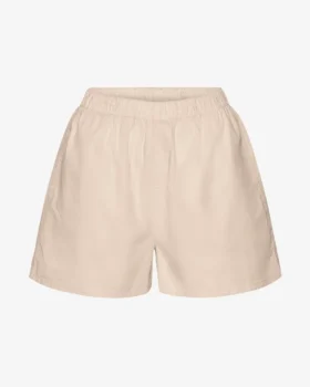 Organic Twill Shorts för dam – elfenbensvit