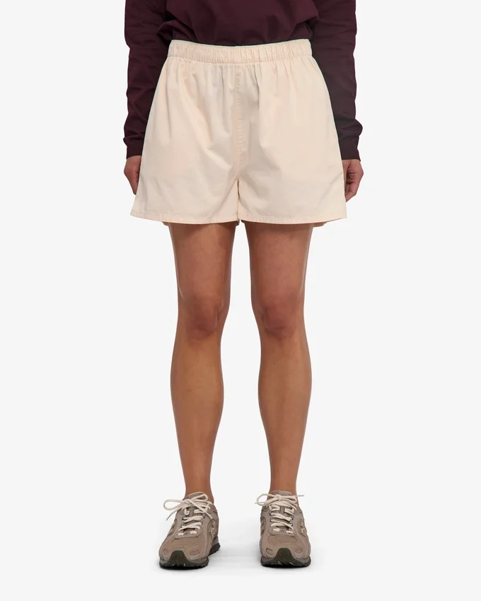 Organic Twill Shorts för dam – elfenbensvit
