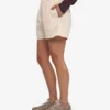 Organic Twill Shorts för dam – elfenbensvit