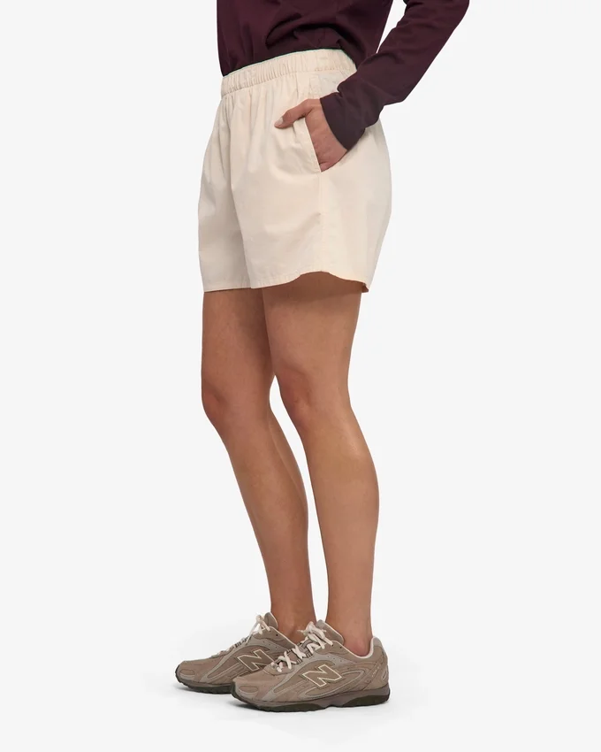 Organic Twill Shorts för dam – elfenbensvit