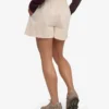 Organic Twill Shorts för dam – elfenbensvit