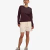 Organic Twill Shorts för dam – elfenbensvit