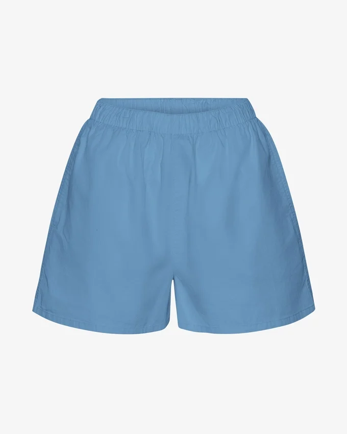 Organic Twill Shorts för dam – havsblå