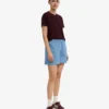 Organic Twill Shorts för dam – havsblå