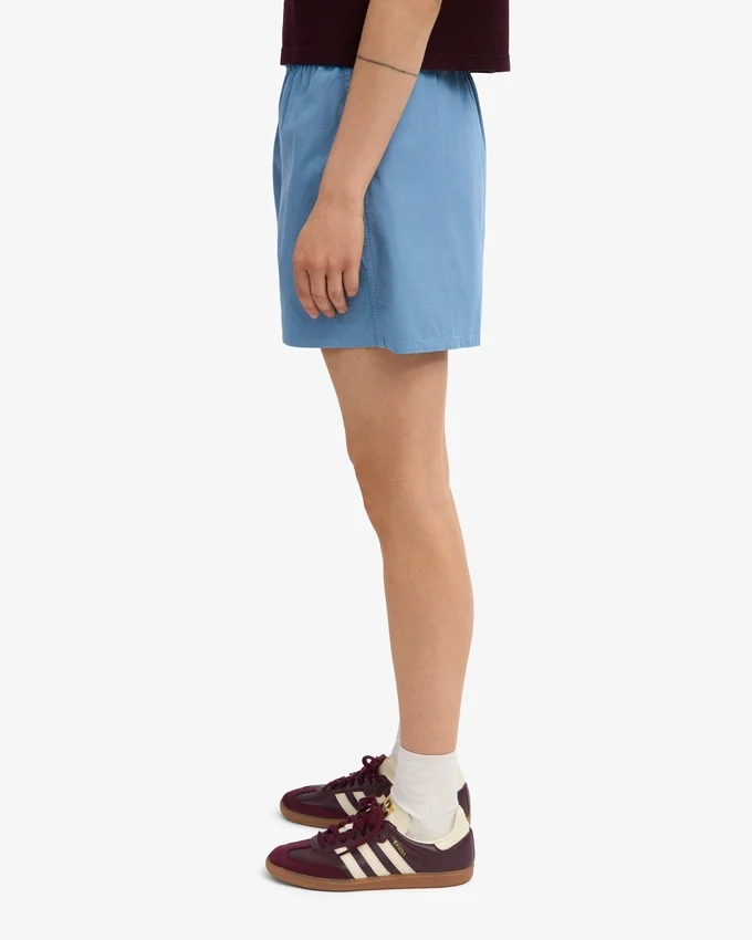 Organic Twill Shorts för dam – havsblå