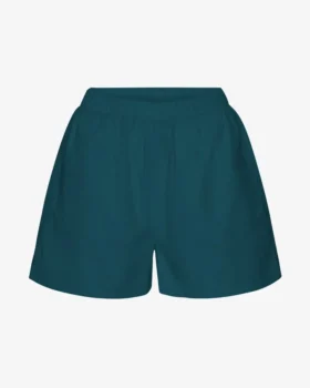 Organic Twill Shorts för dam – havsgrön