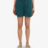 Organic Twill Shorts för dam – havsgrön