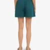 Organic Twill Shorts för dam – havsgrön
