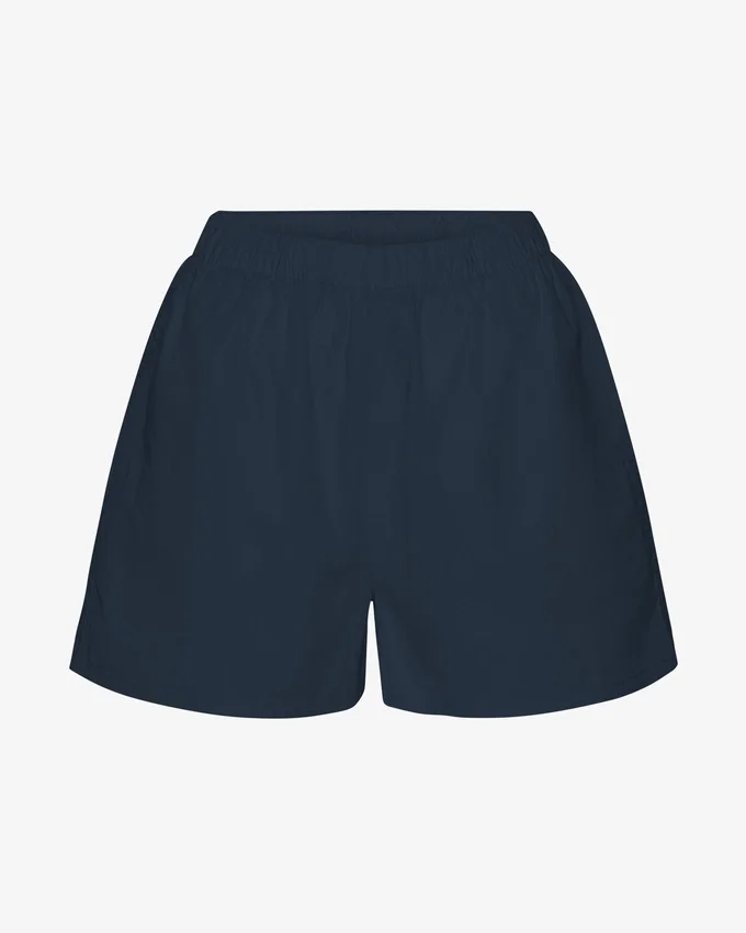 Organic Twill Shorts för dam – marinblå