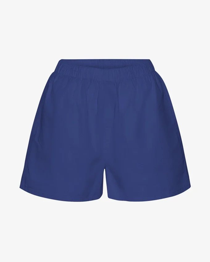 Organic Twill Shorts för dam – marinblå