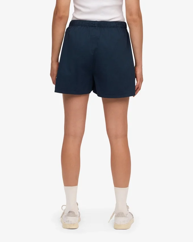 Organic Twill Shorts för dam – marinblå