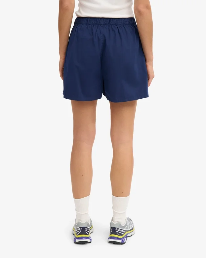 Organic Twill Shorts för dam – marinblå