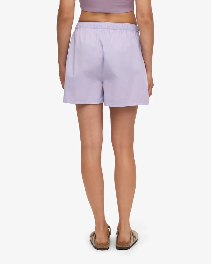 Organic Twill Shorts för dam – mjuk lavendel