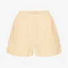 Organic Twill Shorts för dam – mjukgul