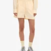 Organic Twill Shorts för dam – mjukgul