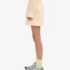 Organic Twill Shorts för dam – mjukgul