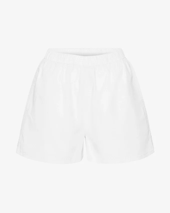 Organic Twill Shorts för dam – optiskt vitt