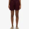 Organic Twill Shorts för dam – oxblodsröd