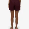 Organic Twill Shorts för dam – oxblodsröd