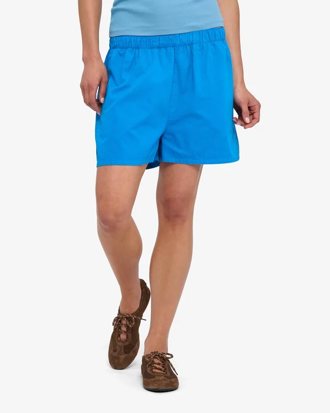 Organic Twill Shorts för dam – Pacific Blue