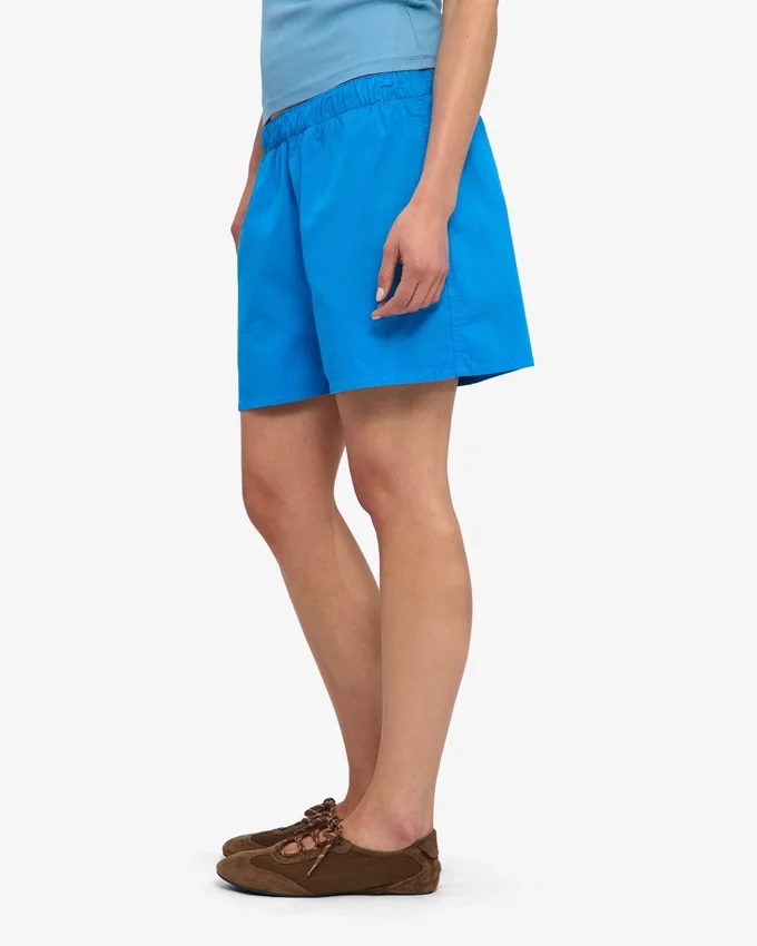 Organic Twill Shorts för dam – Pacific Blue