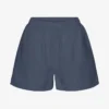 Organic Twill Shorts för dam – petrolblå
