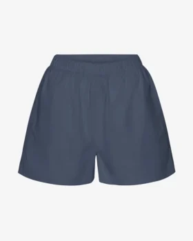 Organic Twill Shorts för dam – petrolblå